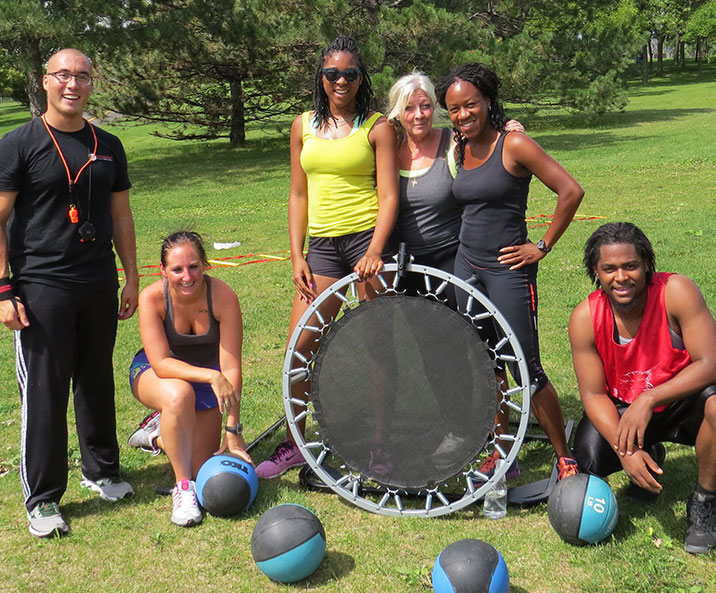 outdoor group training